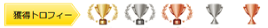 獲得トロフィー