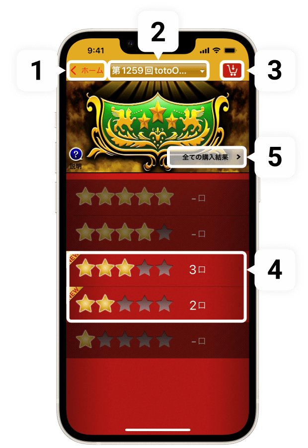 アプリサマリ画面