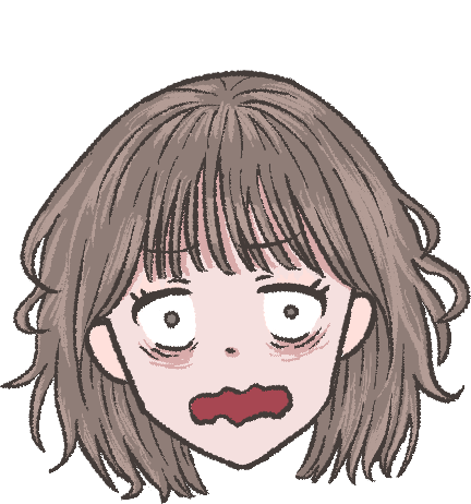 年齢不詳・女性の驚いた表情